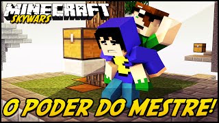 MINECRAFT O PODER DO MESTRE SKYWARS [upl. by Litha]