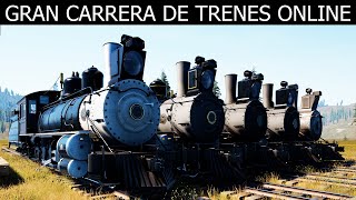 Gran carrera de trenes online en DIRECTO  RailRoads Online [upl. by Annaujat959]