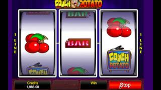 🎰 Kick Back with COUCH POTATO Slot 🎉 Classic Microgaming Fun amp Big Wins [upl. by Anire664]