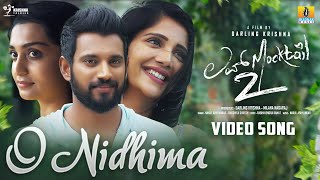 O Nidhima  4K Video Song  Darling Krishna Milana Nagaraj Rakshita Suresh Nakul Abhyankar [upl. by Atiuqer]