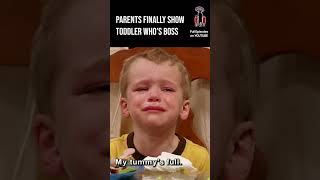 Parents finally show toddler whos boss 🫡 supernanny jofrost childcare family [upl. by Llerrehs]