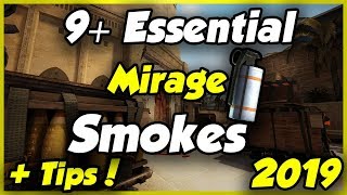 9 Essential Mirage smokes CSGO [upl. by Uon]