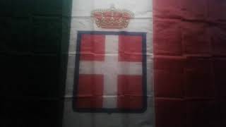 Flag and Anthem Fascist Italy  Giovinezza [upl. by Ahsir]