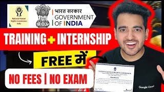 Free Government Internship Announced ➤NHRC Summer Internship 2024  StipendCertificateamp BAG [upl. by Nutter]