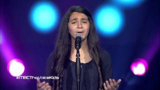 ميرال عياض – أهو دا اللي صار  مرحلة الصوت وبس – MBCTheVoiceKids [upl. by Annohsal]