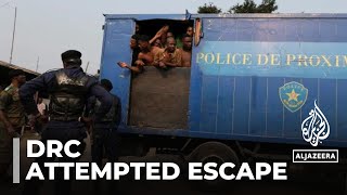 DRC says 129 killed in attempted escape from country’s biggest prison [upl. by Koo162]