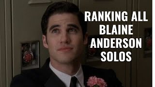 ranking all blaine anderson solos in glee [upl. by Hukill376]