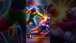 Rainbow Revenge A Fathers Legacy😭😱 cat catlover kittenaishorts [upl. by Irahs]