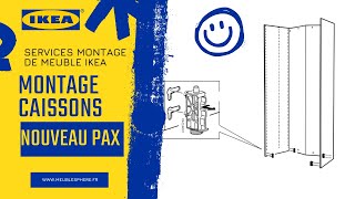 Montage nouveau caisson PAX Ikea  Armoire PAX Ikea [upl. by Annaehr]