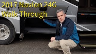 Walkthrough 2017 Winnebago Navion 24G Class C Mercedes Benz Chassis Motorhome [upl. by Bert983]