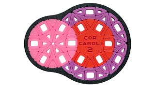 Cor Caroli2  intersecting circles puzzle [upl. by Hahnert]