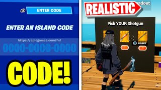 BEST 1V1 REALISTIC MAP CODE FORTNITE CREATIVE [upl. by Yhcir]