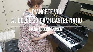 Piangete voi Al dolce guidami castel natio Anna Bolena Donizetti  Piano Accompaniment [upl. by Aleydis]