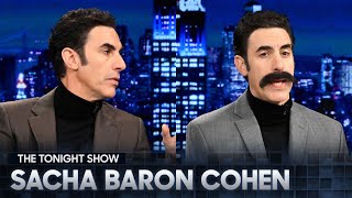 Sacha Baron Cohen Moderates a Trump vs Harris Debate as Borat Talks Rudy Giuliani’s Borat Scene [upl. by Einhpad]