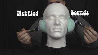 Binaural Muffled Sound Trigger ASMR Intense Scratching [upl. by Guinn]