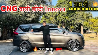 ये देखलौ Modified छोटी Innova  ERTIGA 2024 Company Fitted CNG 🔥😱17 inch Alloy Wheels Ertiga [upl. by Manouch446]