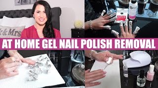 AT HOME GEL NAIL POLISH REMOVAL [upl. by Aimahc]