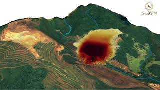 GeoXPM backsimulation of Brazil Brumadinho Tailings Dam Disaster [upl. by Ahsea]