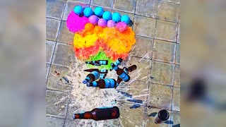 🎈Breaking Glass Bottles and Balloon Drops Crushing Crunchy amp Soft Things🔥 [upl. by Gusba]