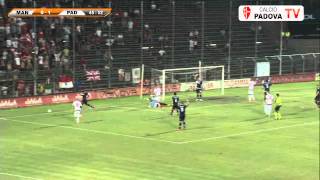 Highlights MantovaPadova 11 Coppa italia Lega Pro 201516 [upl. by Belinda]