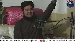 Saag Chori Na Karna  Allama Nasir Madni 2024 Funny Bayan [upl. by Eirlav]