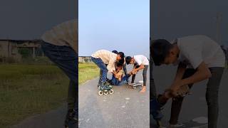 Shocking and Heartwarming Skating Moments Caught on Camera 🎥👍 skating shorts inlineskating [upl. by Miza]