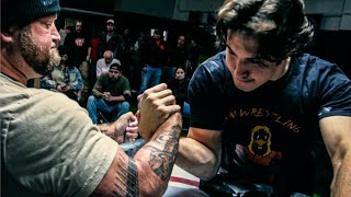 WAR ON THE MOUNTAINS Alan Vaughn vs Matei Constantinescu  ARMWRESTLING SUPERMATCH [upl. by Nick]