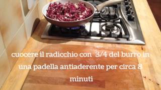 3Wine Video Ricetta Crostini Radicchio e Salsiccia [upl. by Najtsirk]