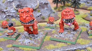 SQUIG STAMPEDE Mangler Squig showcase  Warhammer The Old World [upl. by Urquhart]