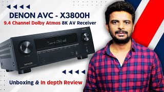 Experience the BEST Home Theater with Denon X3800H 94 Channel Dolby Atmos AV Receiver [upl. by Penelopa]