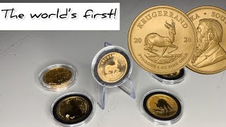 South African Gold Krugerrand WORLDS FIRST [upl. by Selwyn977]