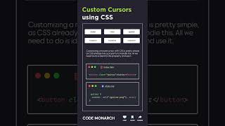 🎨 Master CSS Custom Cursors 🎯 Style Your Website with Fun amp Personality 🖱️✨ [upl. by Gerrit]