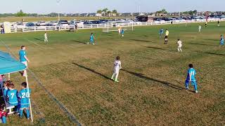 Sarasota Cup West Florida flames blue team V Gainesville Soccer Alliance first half [upl. by Rancell]