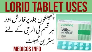 Lorid tablet uses in urdu  Loratadine tablet benefits amp Side effects  Loratadine 10 mg tablet [upl. by Noved]