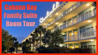 Universals Cabana Bay Beach Resort Family Suite Room Tour [upl. by Alejandra]