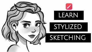 Stylized sketching in infinite painterLoomis method of headinfinite painter tutorial [upl. by Assenaj]