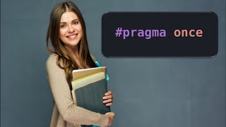 PRAGMA ONCE EXPLAINED  how to use pragma once  pragma c pragma in c programming [upl. by Rumney]