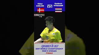 Viktor AXELSEN vs Kunlavut VITIDSARN at BWF World Championship 2022kunlavutvitidsarn axelsen [upl. by Nnylirej41]