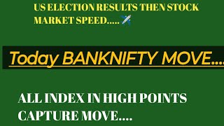 banknifty move after us electionbanknifty nifty5finniftysensexall index today momentum [upl. by Siravart37]