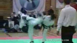 ITF Taekwondo Sparring Highlights A True Warrior presentation [upl. by Airol]