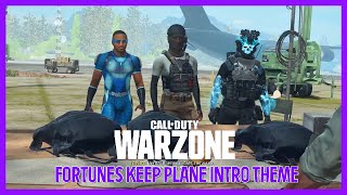 Call of Duty Warzone 3 Fortunes Keep Plane Intro Theme Season 2 [upl. by Daphie956]