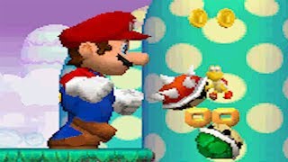 Newer Super Mario Bros DS 100 Walkthrough Part 7  Cirrus Heavens All Star Coins amp Secret Exits [upl. by Akenot875]