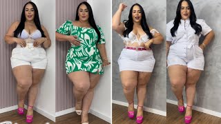 Curvy women fashion 2024 Plus size try on haul 💖 [upl. by Hourigan]