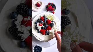 Delicious Mixed Berry Cream Cake Recipe  Easy amp Perfect for Any Occasion ✨ [upl. by Thorma721]