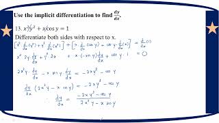 Grade 12 Math Ch 78 no 1314 [upl. by Cate]