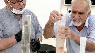 التجربة Hydrometer test  المرحلة الثالثه  قسم الهندسه المدنيه  التدريسي  ام د ناجي خير الله [upl. by Olatha]