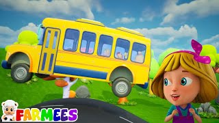 Roues sur le Bus Préscolaire Chanson  Plus Véhicules Rimes pour Enfants [upl. by Mercy]