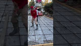 Garage addition slab pour [upl. by Fairweather]