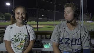 87 Post Game Interviews vs Kalamazoo Growlers  Northwoods League [upl. by Jueta302]