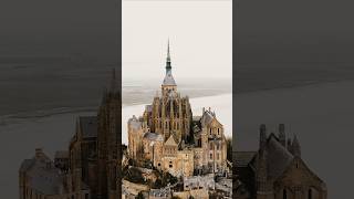 Mont SaintMichel  France  Relaxation film travel 4k [upl. by Ical]